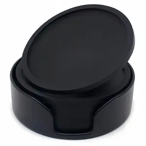 Silicone Coaster, 1 Count Heat Resistant Non-slip Coaster, Reusable Beverage Coaster Set Waterproof Coasters for Home Kitchen Office Bar, Kitchen Coasters