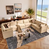 Beige Plush Corduroy