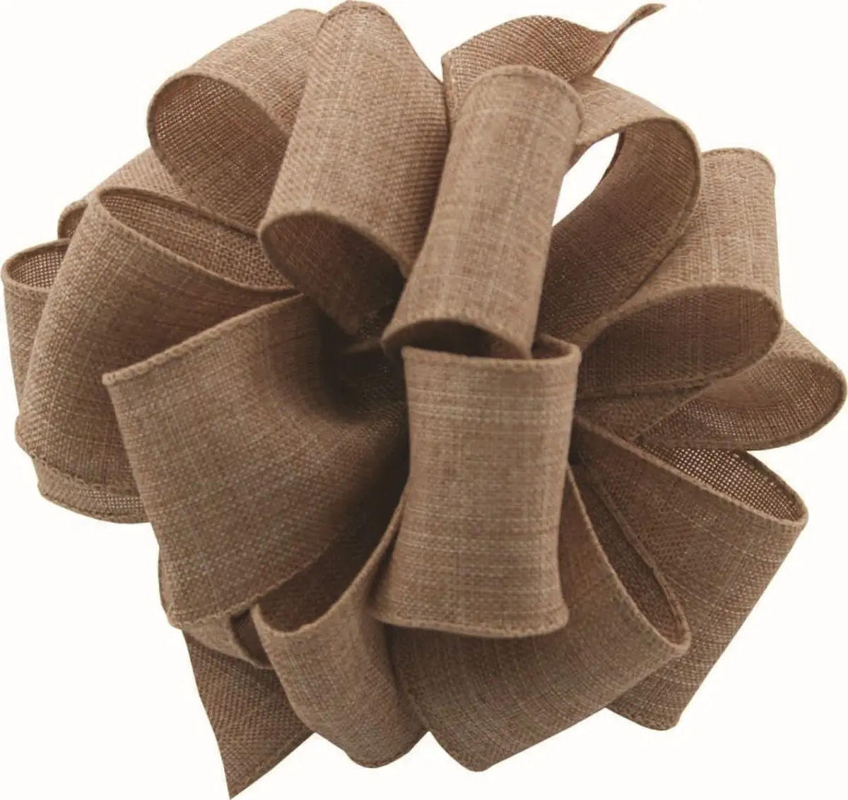 Mr. MJs Trading AI-628987 Natural Linen Wired Ribbon