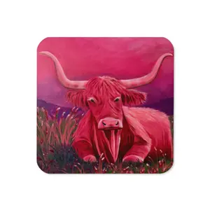 Cork-back coaster