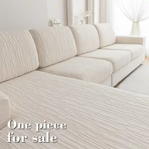 1 pc Tree-Pattern Elastic Sofa Seat Cover, Modern Anti-Slip Washable Sofa Slipcover for L-Shaped and 1–4-Seater Sofas, Living Room Protection