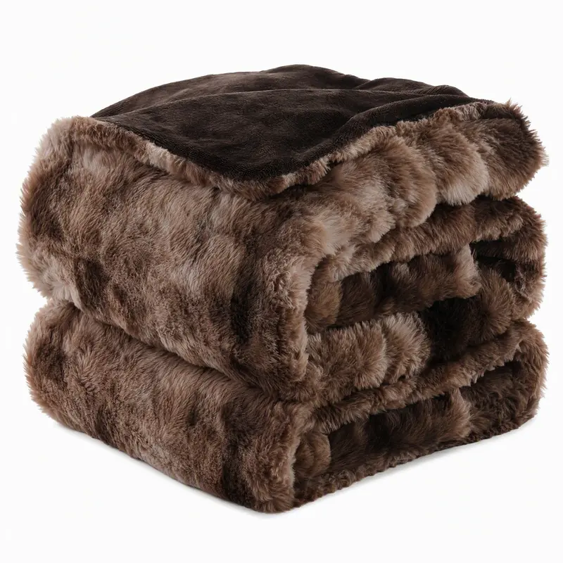 Cosybay Leopard Print 450GSM Chunky Throw Blanket - Fluffy Soft Reversible 3D Stripe Animal Style Home Textile, Easy Care for Couch & Bed, Room Decor Aesthetic Home Accessory, Aesthetic Home Decor