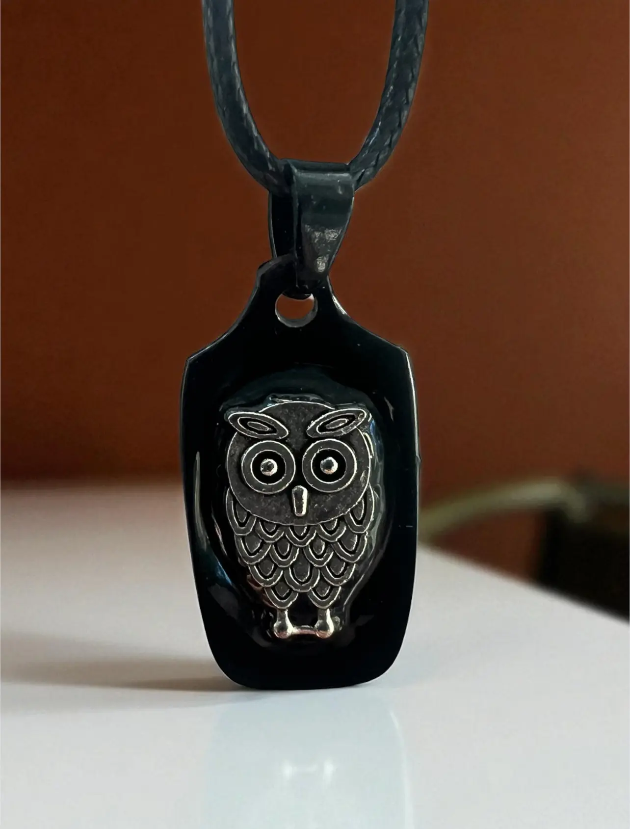 Owl Amulet Spoon Pendant