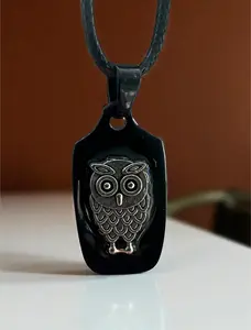 Owl Amulet Spoon Pendant