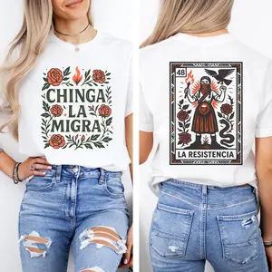 Chinga La Migra Shirt, Activist Shirt, Pro Immigration Shirt, Human Rights Tee, Anti Deportation Shirt, Fascism Shirt, Civil Rights Gifts, Casual