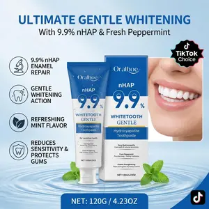 Oralhoe Gentle Mint Toothpaste provides gentle yet effective oral care. It helps protect tooth enamel, cares for your teeth thoroughly, and delivers long-lasting freshness. With a pleasant lingering fragrance, it keeps your mouth clean and refreshed all d