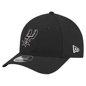 New Era San Antonio Spurs NBA Finals Adjustable Hat Black Basketball Cap Side Patch