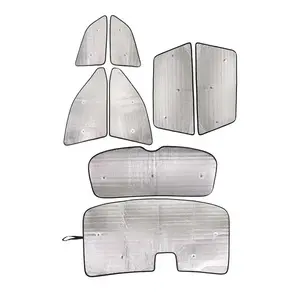 Foil silver eight-piece set for Honda Pilot windshields and sunshades for 2016-2022 models