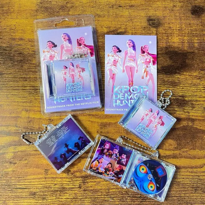 k-pop cd クリアファイル セット Anime NFC K-pop Mini CD Keychain – Soundtrack Mini Album - TikTok Shop