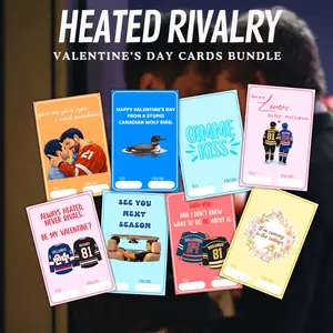 I Love You More Than, Heated Rivalry Inspired Valentines Card, Heated Rivalry Card, Bookish Valentines, Fun Book Themed Card for Boyfriend