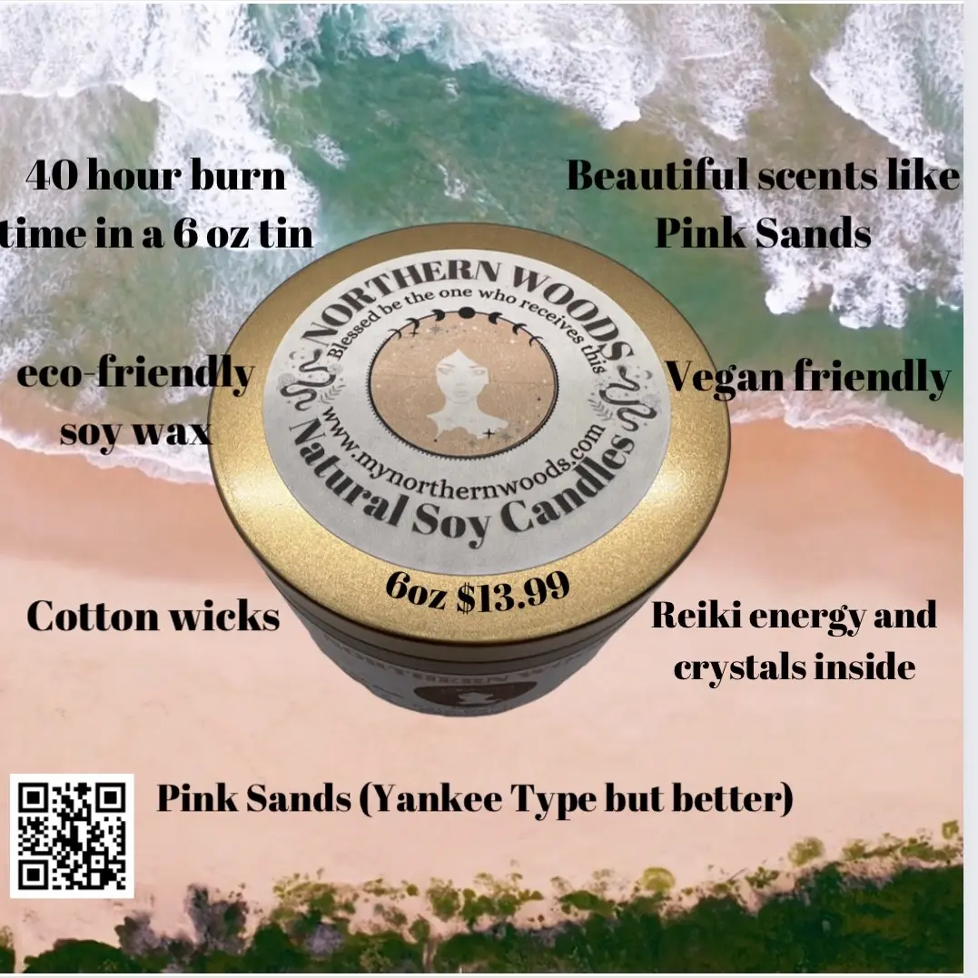 Northern Woods 6oz Infinity Tin Candle Decor