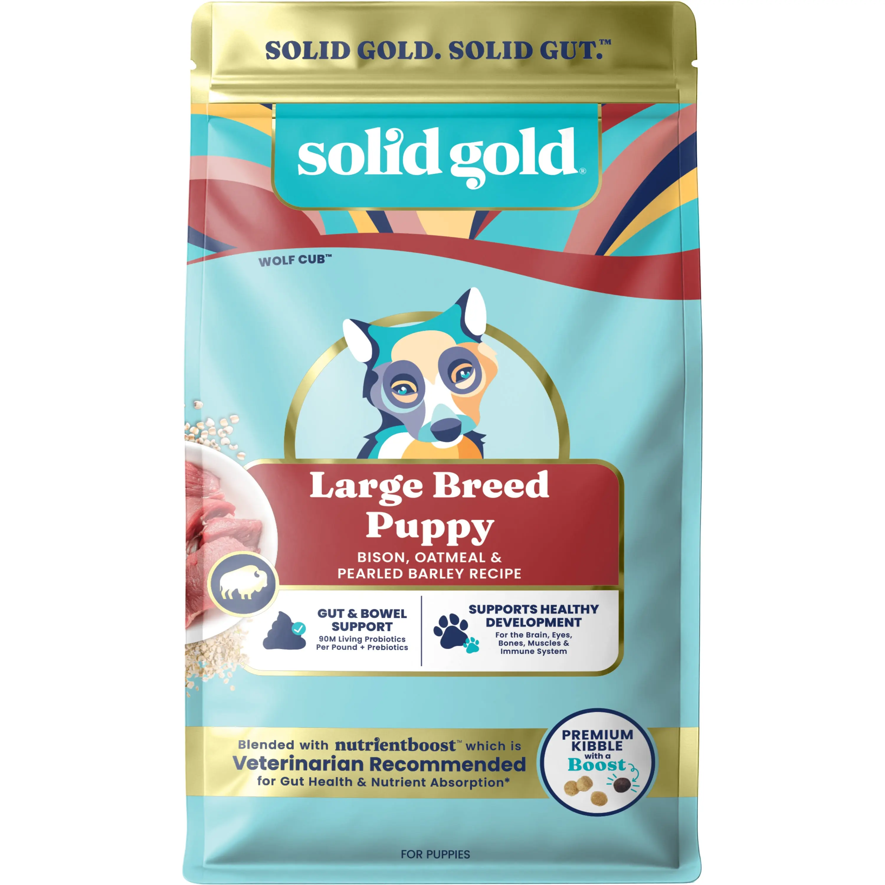 Solid Gold Nutrientboost™ Wolf Cub™ Dry Food for Large Breed Puppies