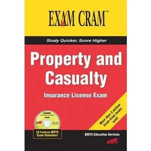USED Book - Property and Casualty Insurance License Exam Cram by Educational Services, Bisys (Paperback) - english