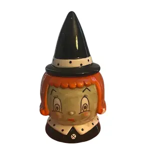 Witch with flaw candy jar