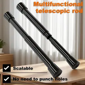 High-Quality 26-40 Inch No-Punching Extendable Rod, Telescopic Curtain Rod, Lightweight & Convenient for Curtains Door Drapes, Easy Installation