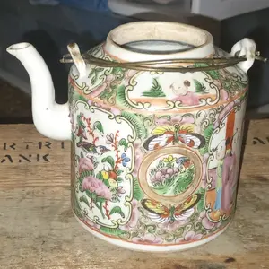 Rare 1860 Antique Chinese Teapot - One of a Kind