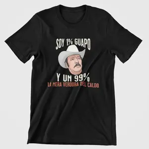 La Mera Verdura T-Shirt, Lalo Mora T-shirt, Menswear Streetwear T-shirt Cotton Short sleeve, Crewneck Casual gifts