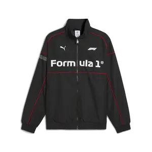 PUMA Mens Formula 1 75 Years Speed Driver Series 2.0 Zip-Up Motorsport Jacket Athletic Outerwear Casual - Black