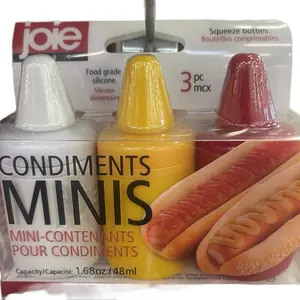 Joie condiment minis. Have a blast. Car camping, fireside hotdog and cute. Bottles Tin Canister Set Organiser 1 Pack