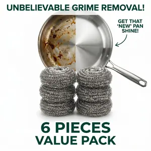 6-Piece Stainless Steel Wire Brush Set