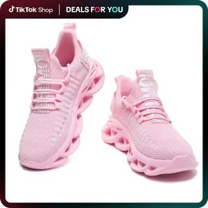 2025 Women's Fall Non-Slip Training Sneakers - Pink Mesh, Breathable Lightweight Slip-On| Sporty Cloud Shoes for Gym, Walking & Daily Wear