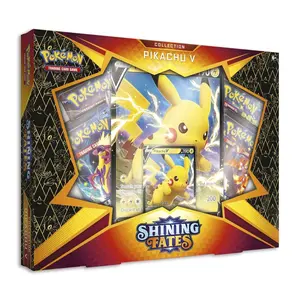 FACTORY SEALED Pokémon TCG - Shining Fates Collection Box (Pikachu V)
