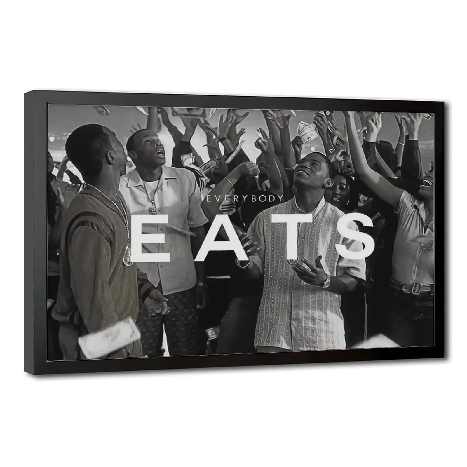 Paid in Full Everybody Eats Artistic Movie Poster - Cult Classic Print Design, Creative Graphic Prints, Bedroom Decor Decoration, Home Supplies Wall Art for Kid Room