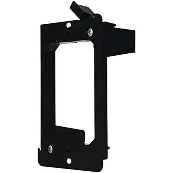 MonoPrice Functional Single Gang Low Voltage Metal Mounting Bracket, Essential Office/Commercial Furniture Mounting Part, Metal Bracket
