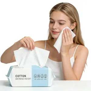 Disposable Face Towels,1/2/3/4/ Packs Extra&Thick Large- Face Towelettes for Washing & Drying, Soft Dry Wipes Facial Tissue for Travel, Camping, Home Hand Wipes and Other Outdoor Activities Use, Napkin，Korean Facial Cleansing Cloths, Single Use Tissues