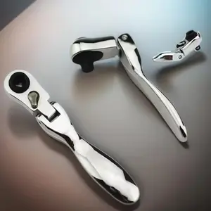 1pc 2-In-1 Mini Ratchet Wrench with 72 Teeth, Quick Rotatable Dual Head Screwdriver & Socket Spanner Tool, Socket Combination Tool, Alloy Steel