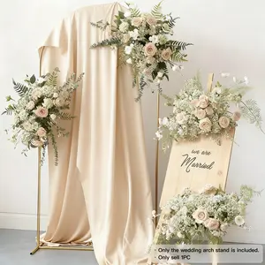 Metal Large Wedding Arch Background Stand, 7.1 Feet Reinforced, Indoor Outdoor Floral Balloon Flower Display Rack