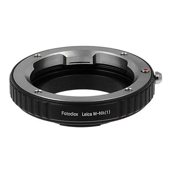 Fotodiox Metal Lens Mount Adapter - Compatible with Vintage Leica M Rangefinder Lenses to Nikon 1-Series Mirrorless Cameras, Includes Manufacturer Warranty