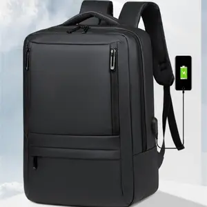 USB Outdoor Travel Backpack, Large Capacity for Business Work, Multifunctional Design with Shoulder Straps & Hand-Held Laptop Sleeve for Men anti theft