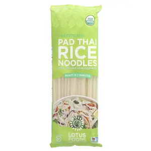 Lotus Foods Traditional Pad Thai Rice Noodles, 8 oz (227 g)