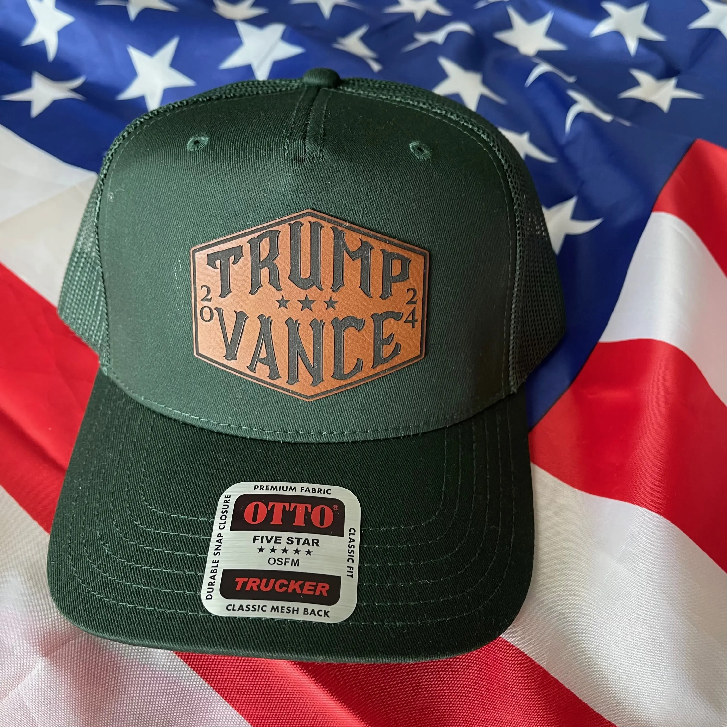 Trump Vance 2024 Twill Trucker Hat
