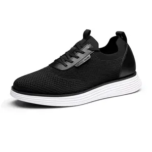Bruno Marc [MaxFlex Suite Breeze+] Men's Knit Mesh Oxford Sneakers Lightweight Casual Shoes with Arch Support Insole