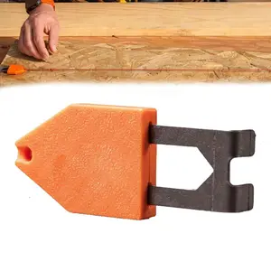 Rope Anchor Hook, Portable Chalk Line Anchor Hook Tool for Straight Line Marking, One-Handed Operation Design, Instant Fixing, Quick - Easy for Carpentry, Drywall, Roofing - Building