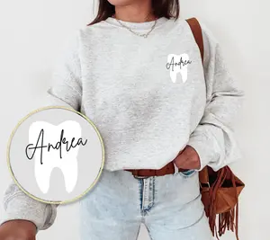 Custom Dental Sweatshirt | Dental Assistant | Crewneck tshirt | Dental Assistant Gifts | Future Dentist | Dental Assistant Sweatshirt