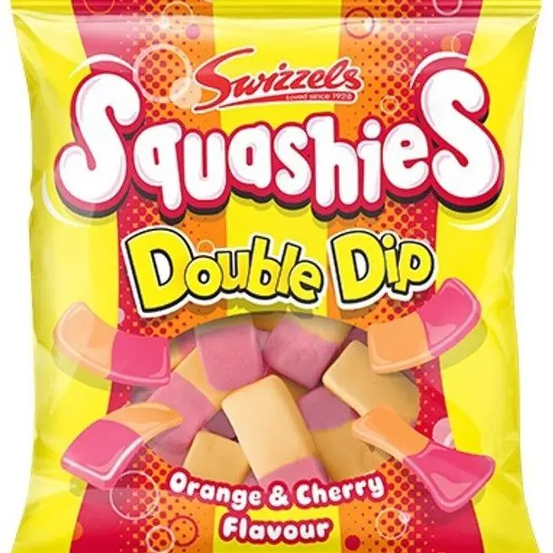 Squashies Drumstick Candy From the UK 160 grams