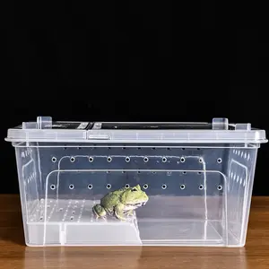 Amphibian Breeding Box, Reptile Habitat for Tortoise Lizard Spider Frog Hornet Beetle, Suitable for Climbing Pets, Terrarium Container