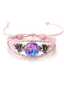 Hunter Witch Team Bracelet Time Gem Handmade Woven Adjustable Wristband, Stylish Accessory for Women & Girls