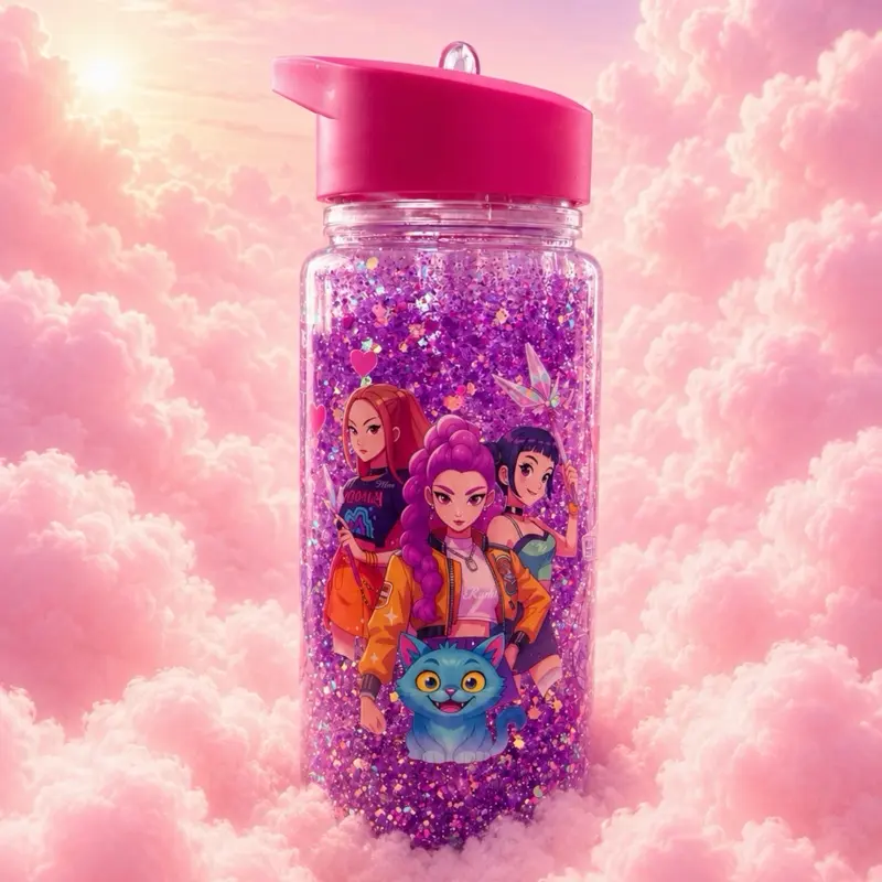 8oz Non-Spill Snowglob Tumbler for Kids