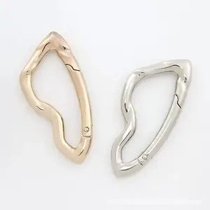 Viral Heavy-Duty Carabiner Keychain, Sick of losing gear?, Locking spring hook with D-shape buckle secures keys, packs and bottles, rustproof metal for camping, travel and stylish belt loop wear