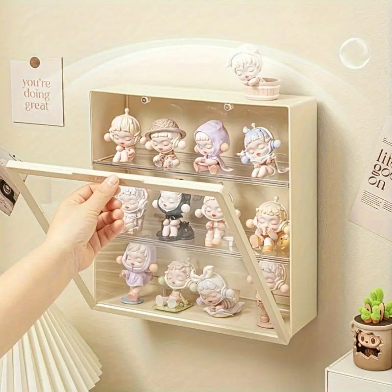 Clear Multi-layer Storage Rack, Durable Storage Rack for Collectibles, Display and Storage Rack for Home Office Decor, Home Organizer, Multilayer Display Organizer, Classic Storage Shelf
