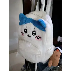 Cute Plush Embroidery Large Capacity Super Cute Chiikawa Backpack Trendy Student Bag Hachiware Ins Backpack