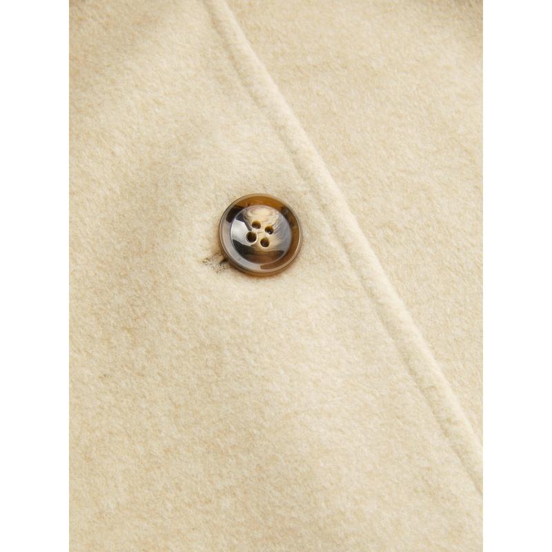 Cider Wool-look Peter Pan Collar Long Sleeve Jacket