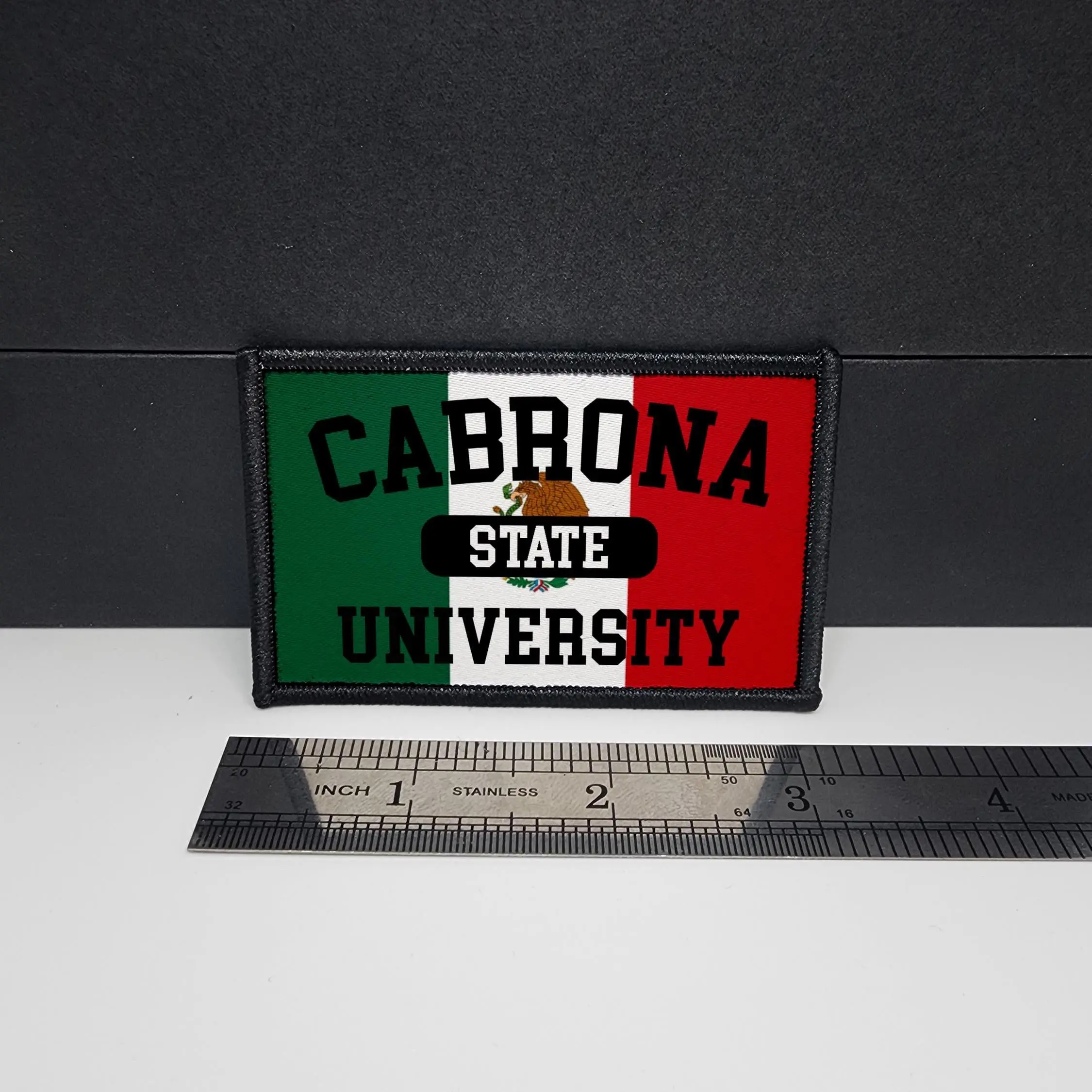 Cabrona State University Morale Patch Custom Tactical Mexico Patch 2x3 inch