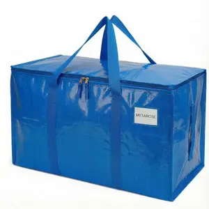 1/3/6-Pack Oversized Moving Bags with Reinforced Handles, Heavy-Duty Storage Tote for Clothes, Moving Supplies