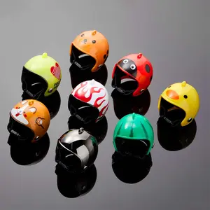 8Pcs Chicken Helmet Safety Chicken Hats Adjustable Elastic Helmet Hens Helmet Parrot Bird Hat Pet Costumes for Small Pet Chicken Parakeet Pet Supplies - Tools & Hardware.