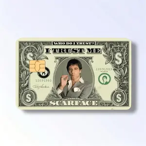 Tony Dollars Credit Card Sticker Debit Skin Decal Cover Waterproof Vinyl Easy To Apply Design